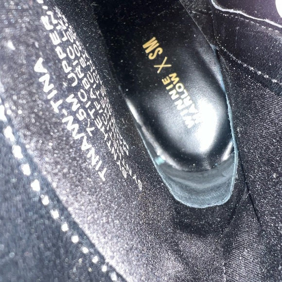 Winnie Harlow x Steve Madden 7.5 Tina Snakeskin Stiletto Ankle Boots - Picture 10 of 11